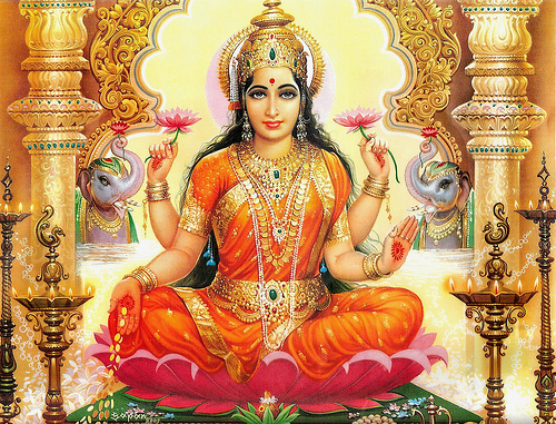 Lakshmi the prosperity goddess