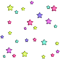multicolored star shapes