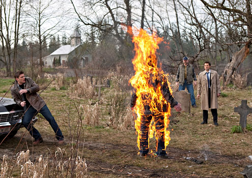 a scene from Supernatural